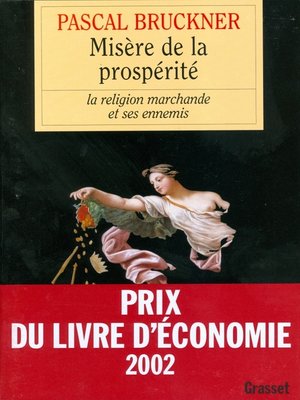 cover image of Misère de la prospérité